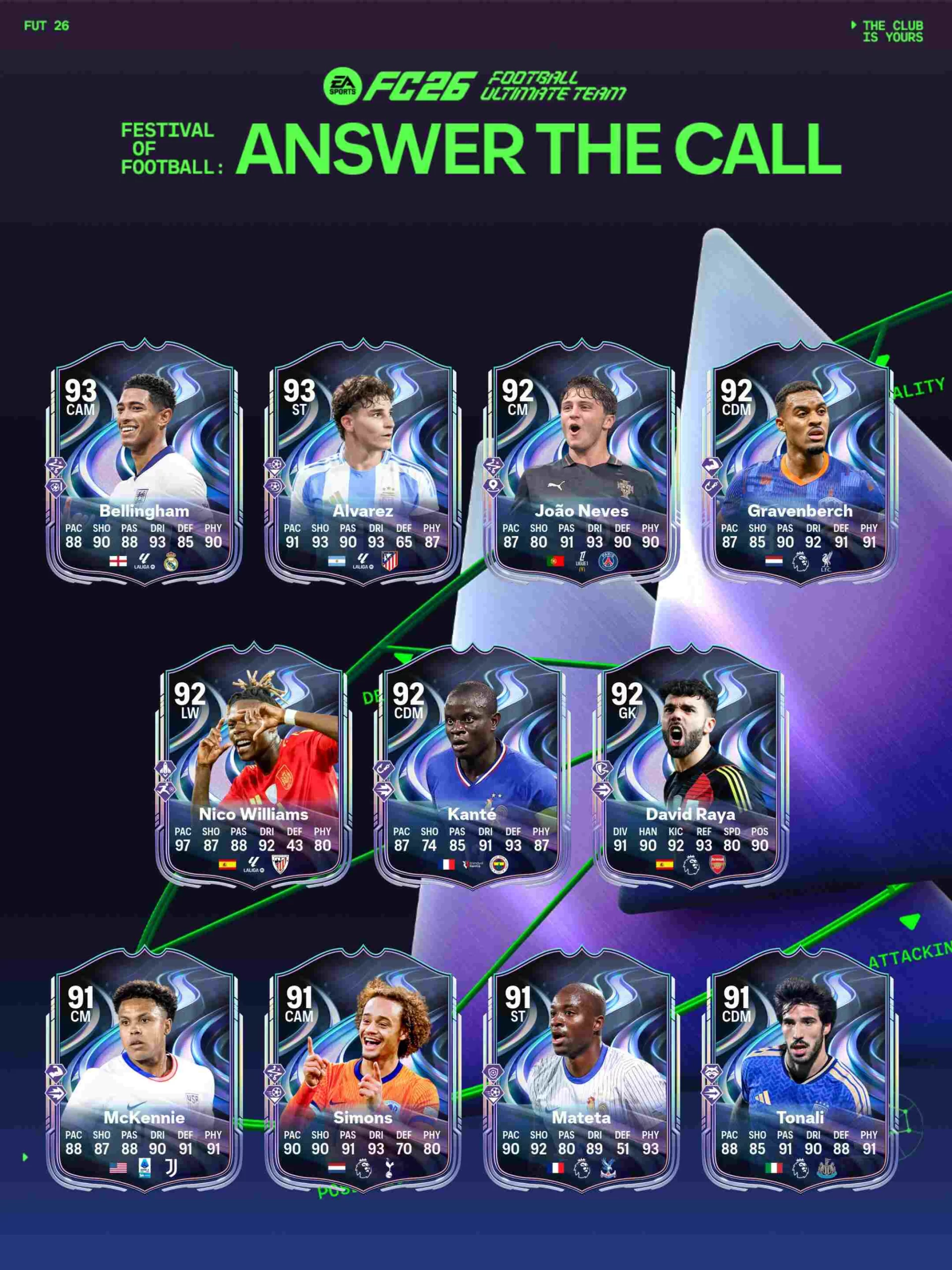 El Festival of Football: Answer The Call llego a EA FC 26.