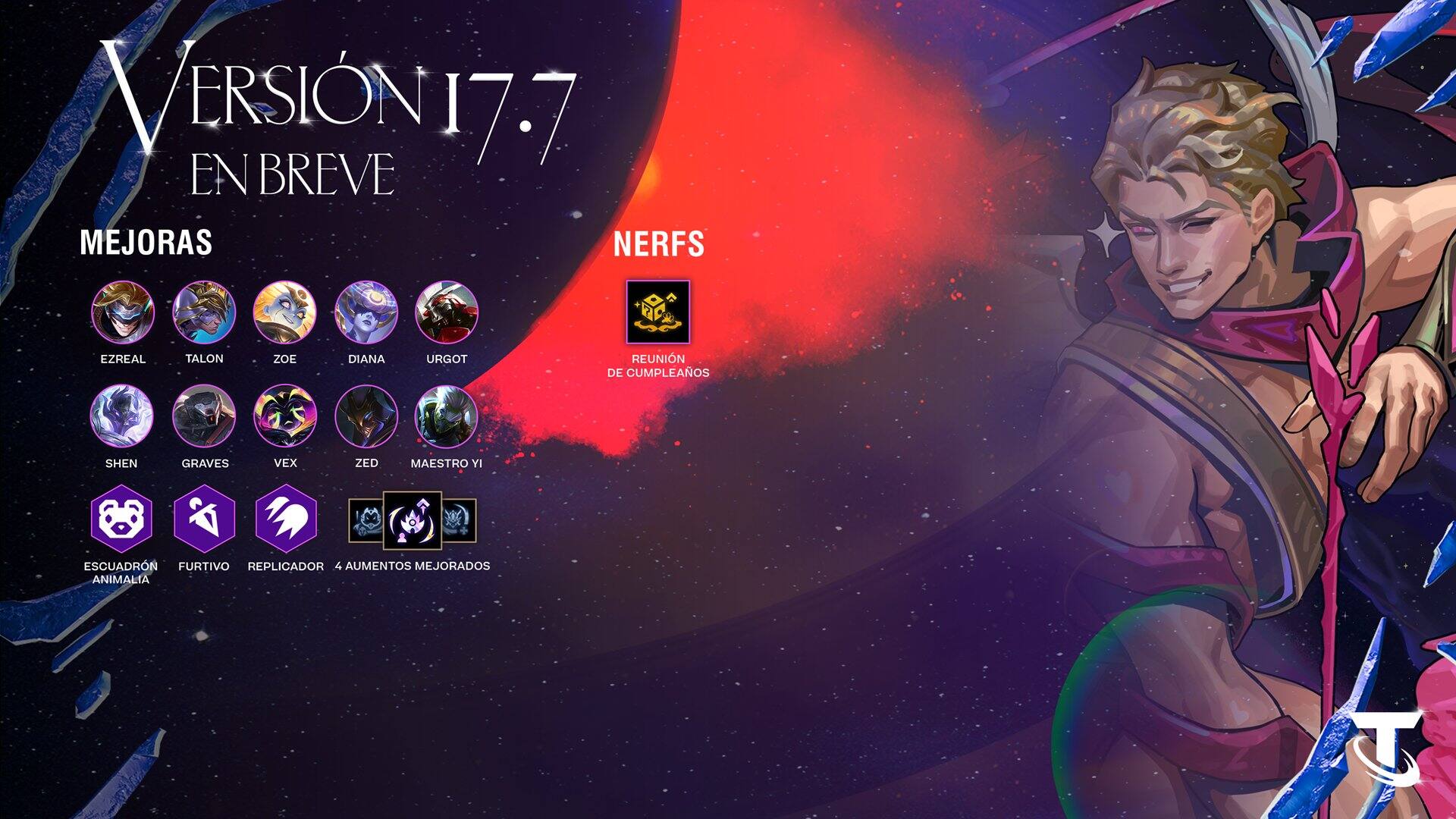 La version 17.7 de Teamfight Tactics ya esta disponible.