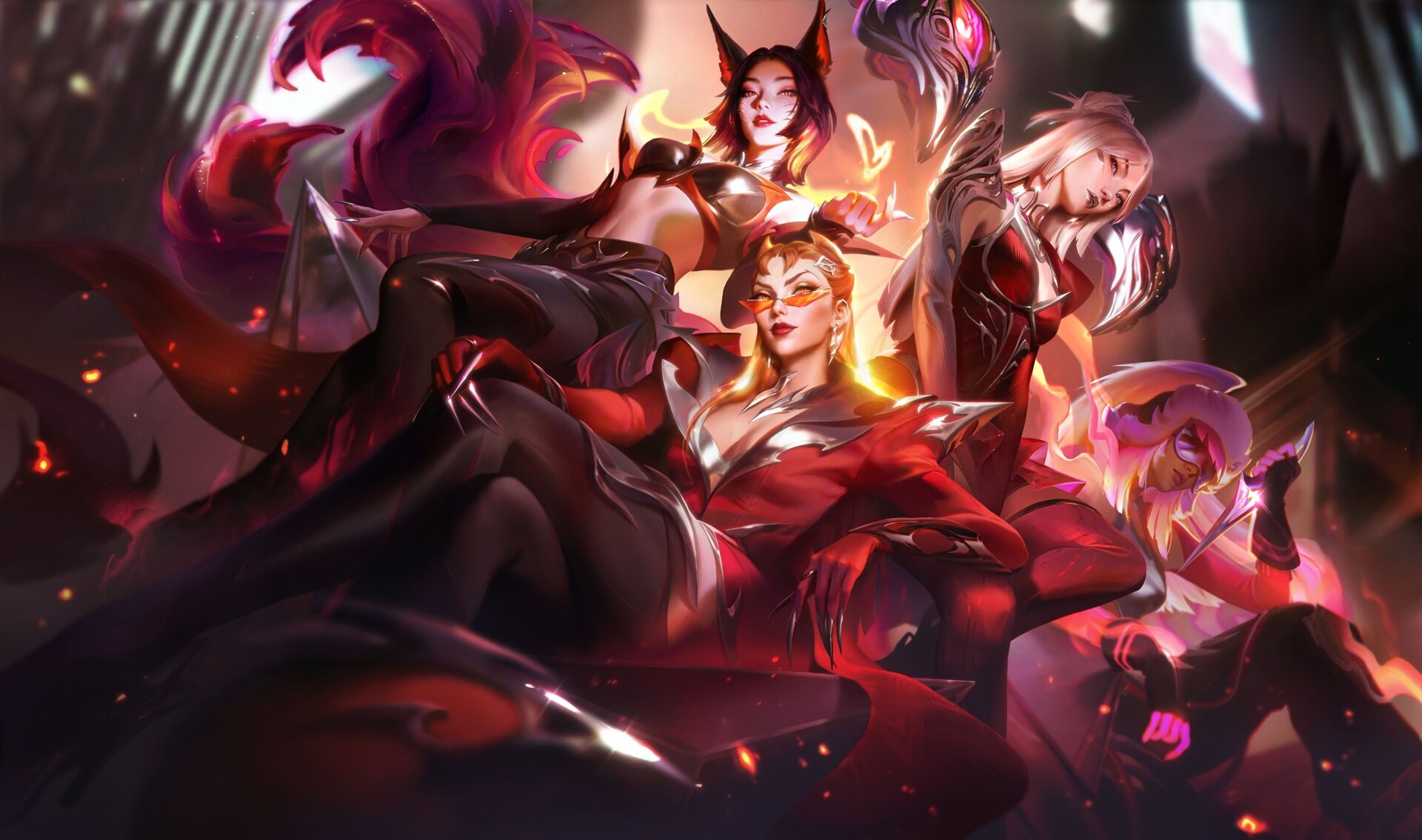 Estas son las nuevas y flamantes skins de KDA en League of Legends.